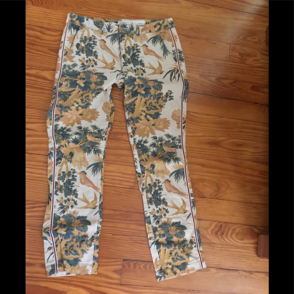 Fabulous funky striped anthropologie chino